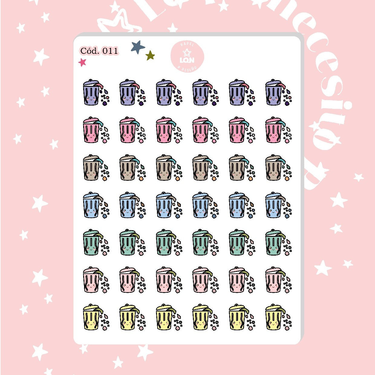 Sticker día de la basura 011