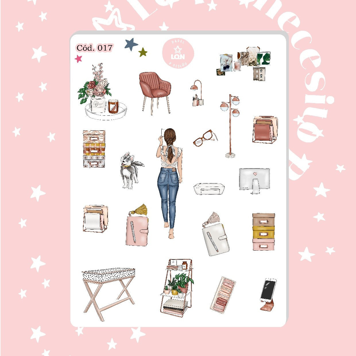 Sticker girls chicas