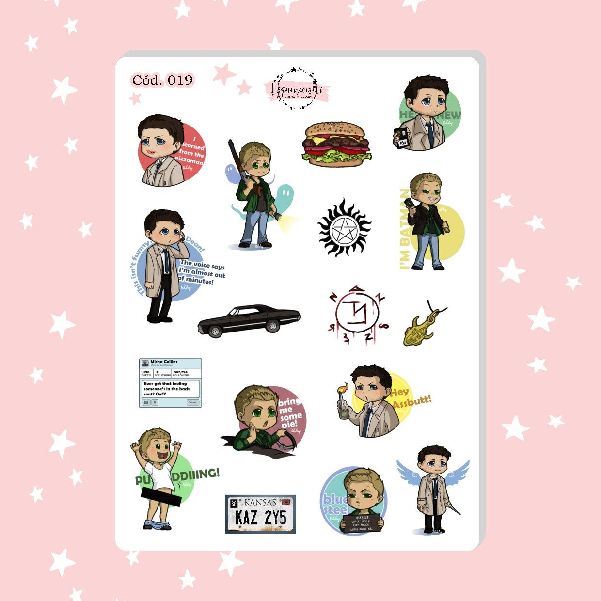 Stickers Supernatural Halloween