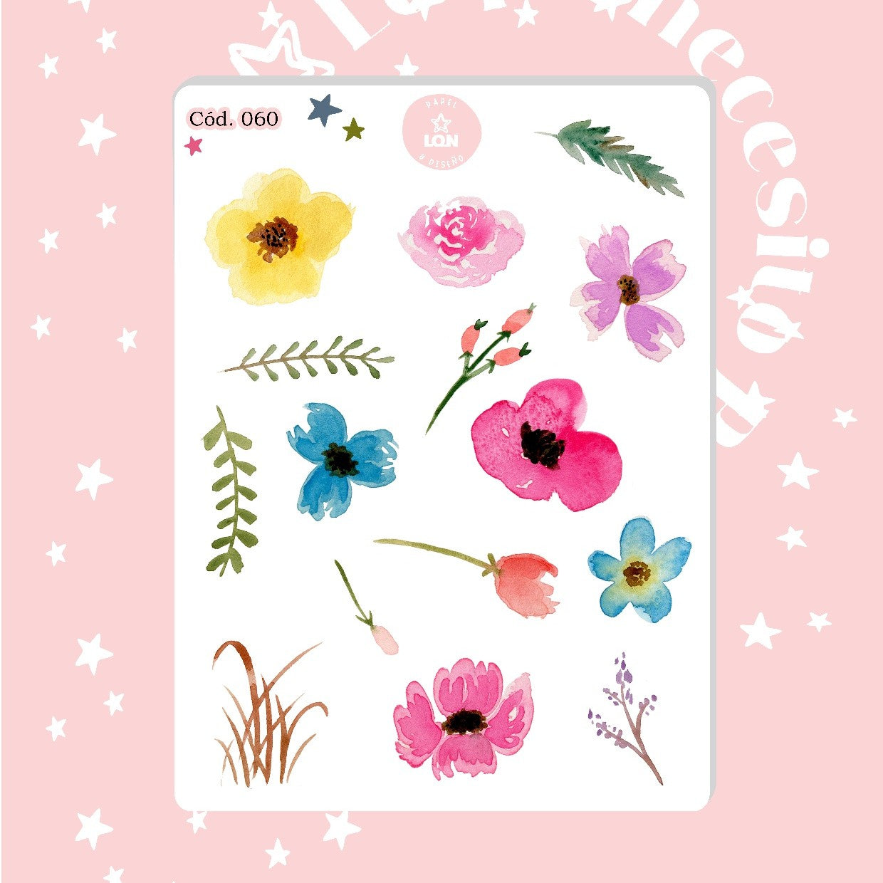 Sticker flores floral