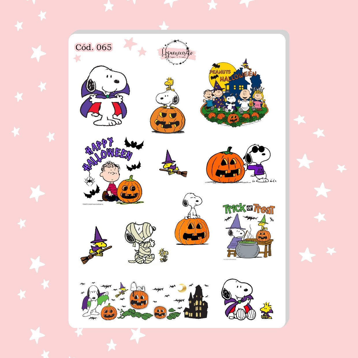 Stickers Snoopy Halloween