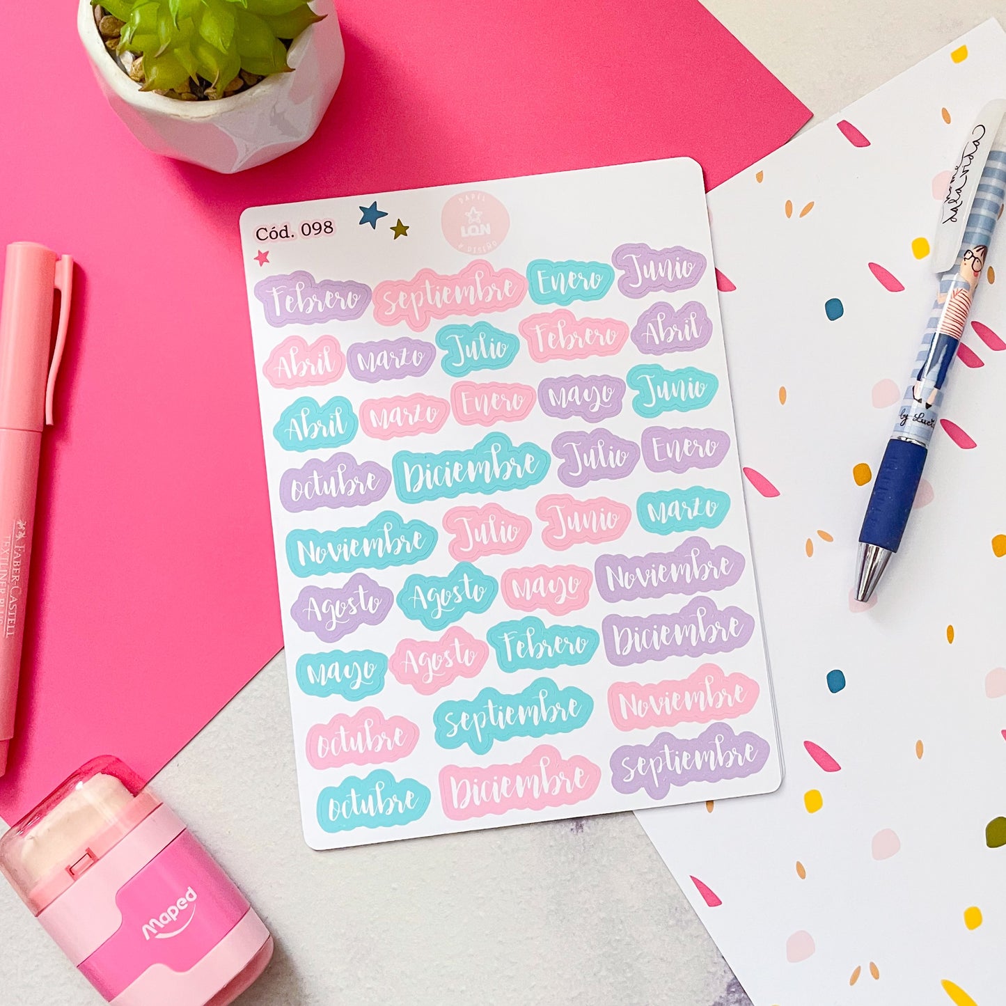 Sticker meses