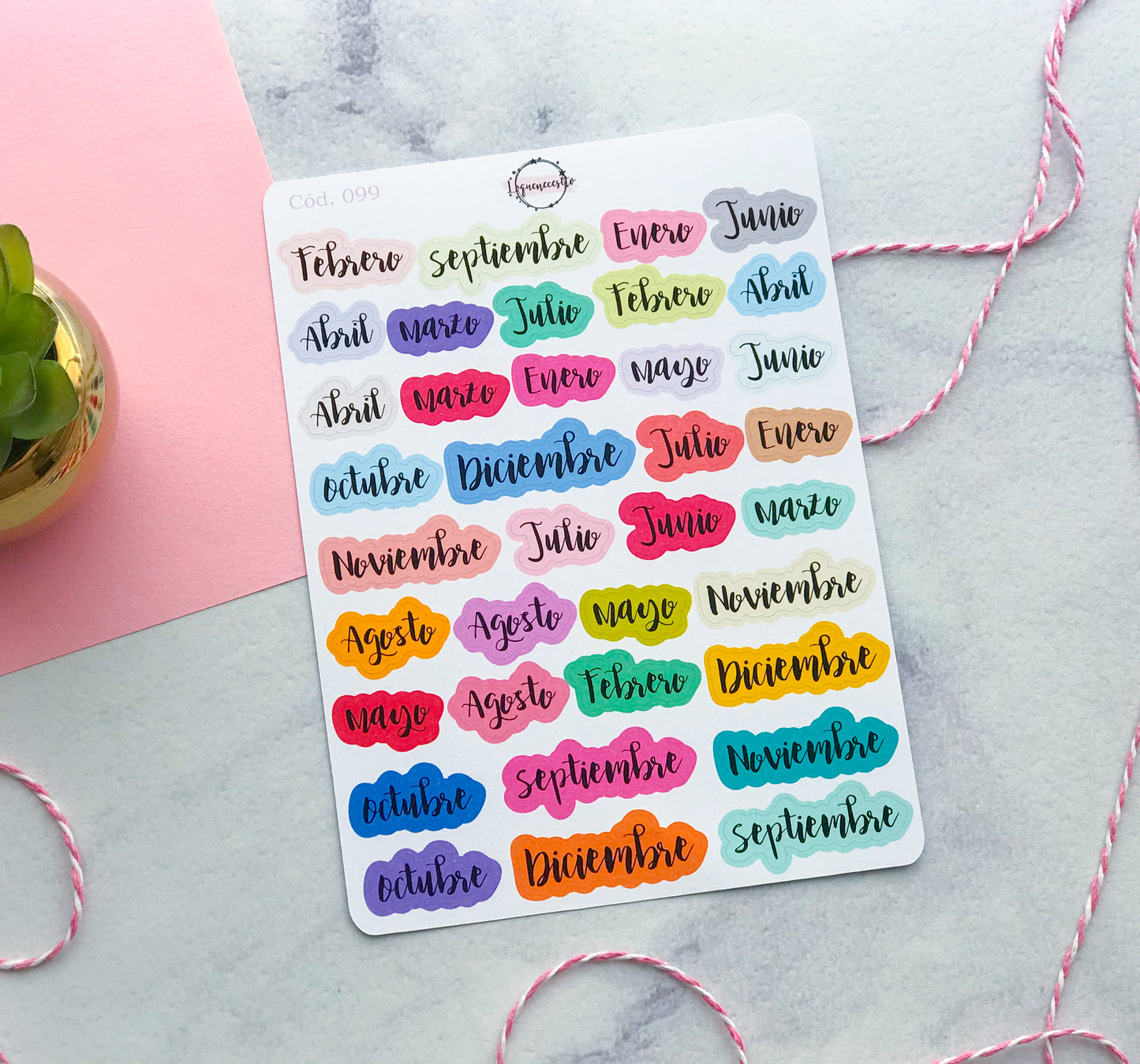 Sticker meses