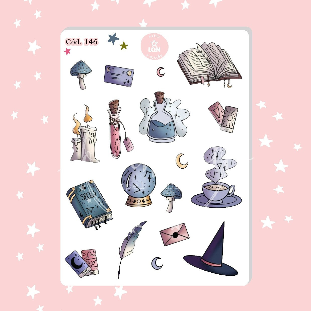 Sticker magia halloween