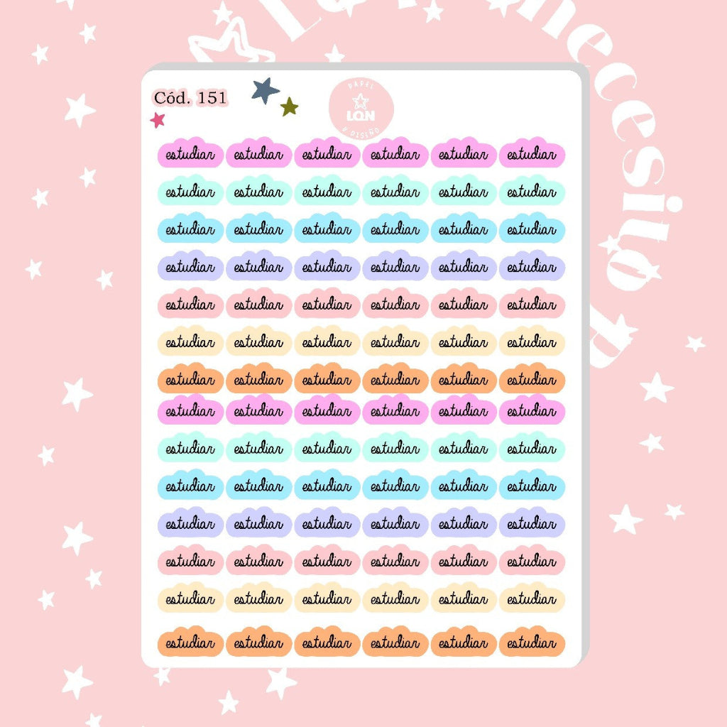 Sticker Estudiar 01 (estudiante)