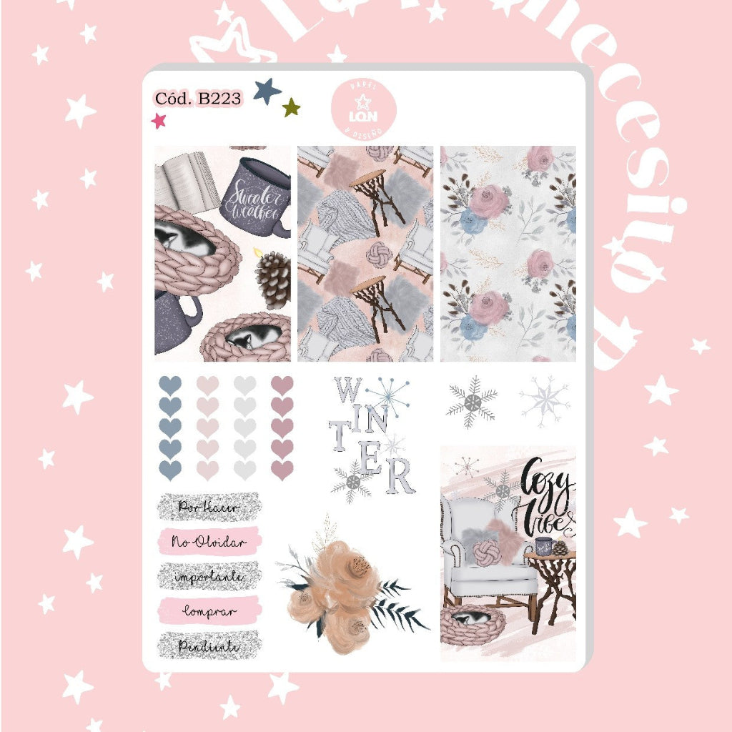 Sticker invierno otoño