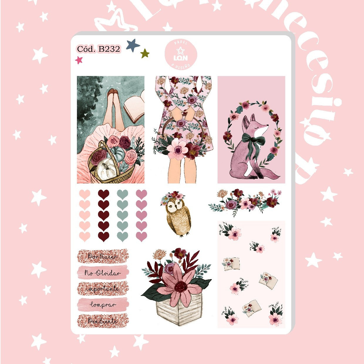 Sticker invierno otoño