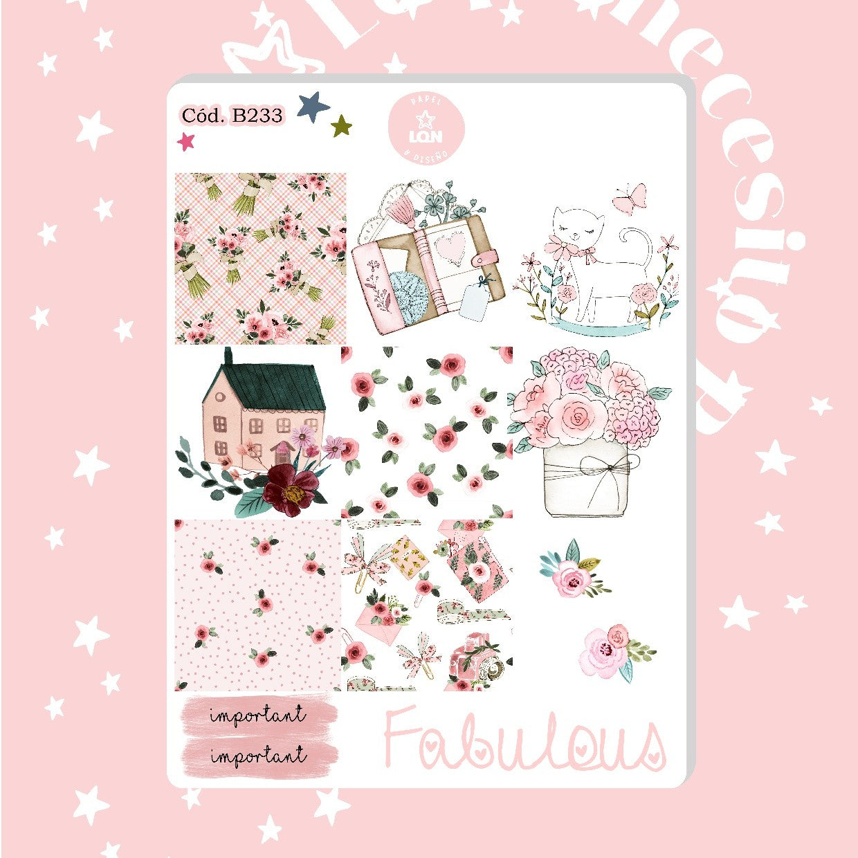 Sticker Primavera flores 233