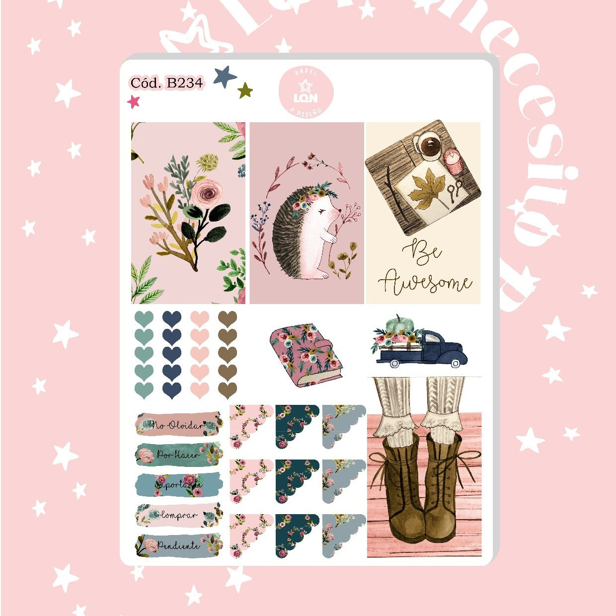 Sticker invierno otoño
