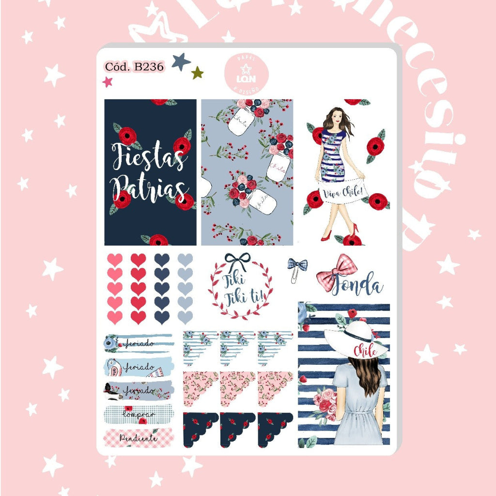Sticker Fiestas patrias 01