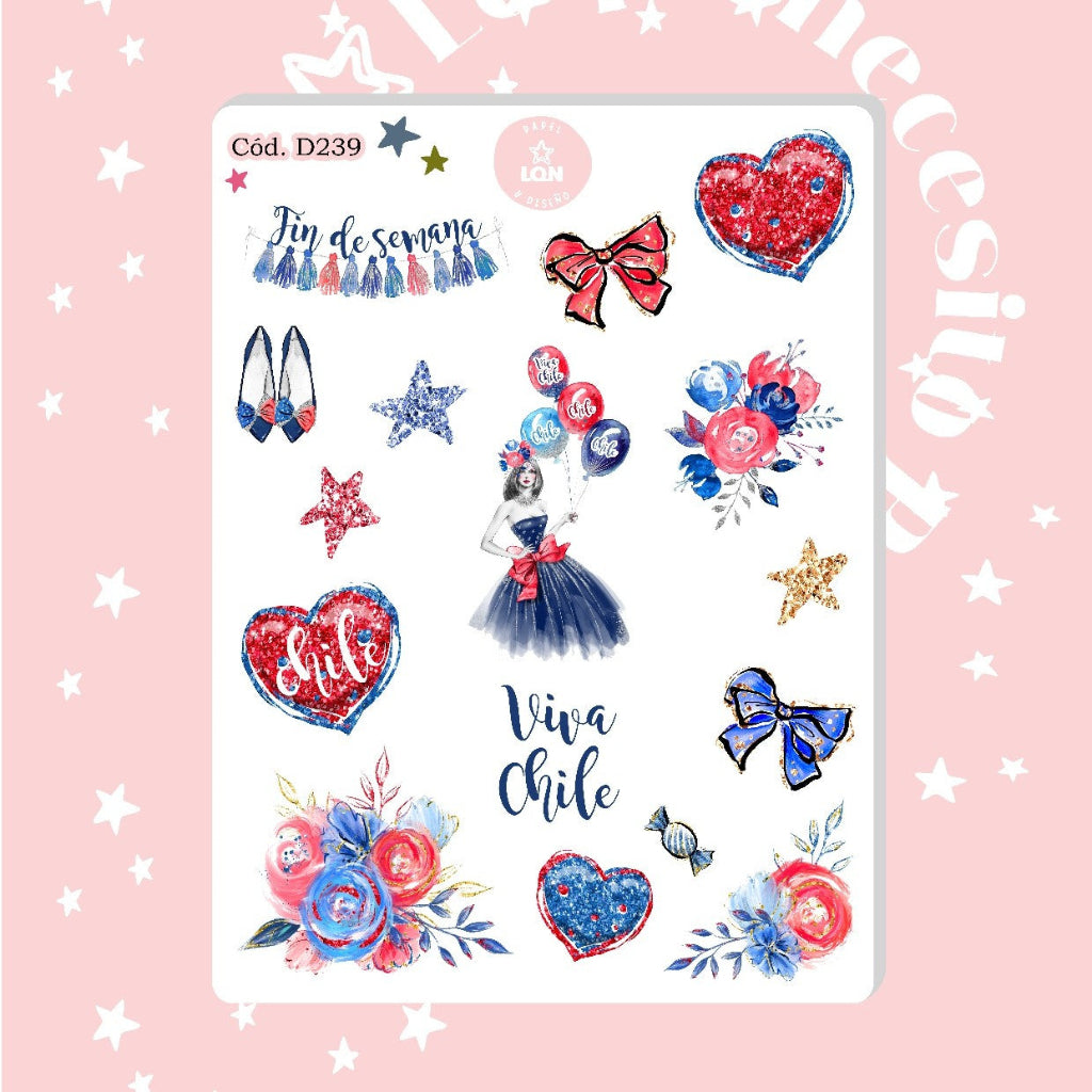 Sticker Fiestas patrias 02