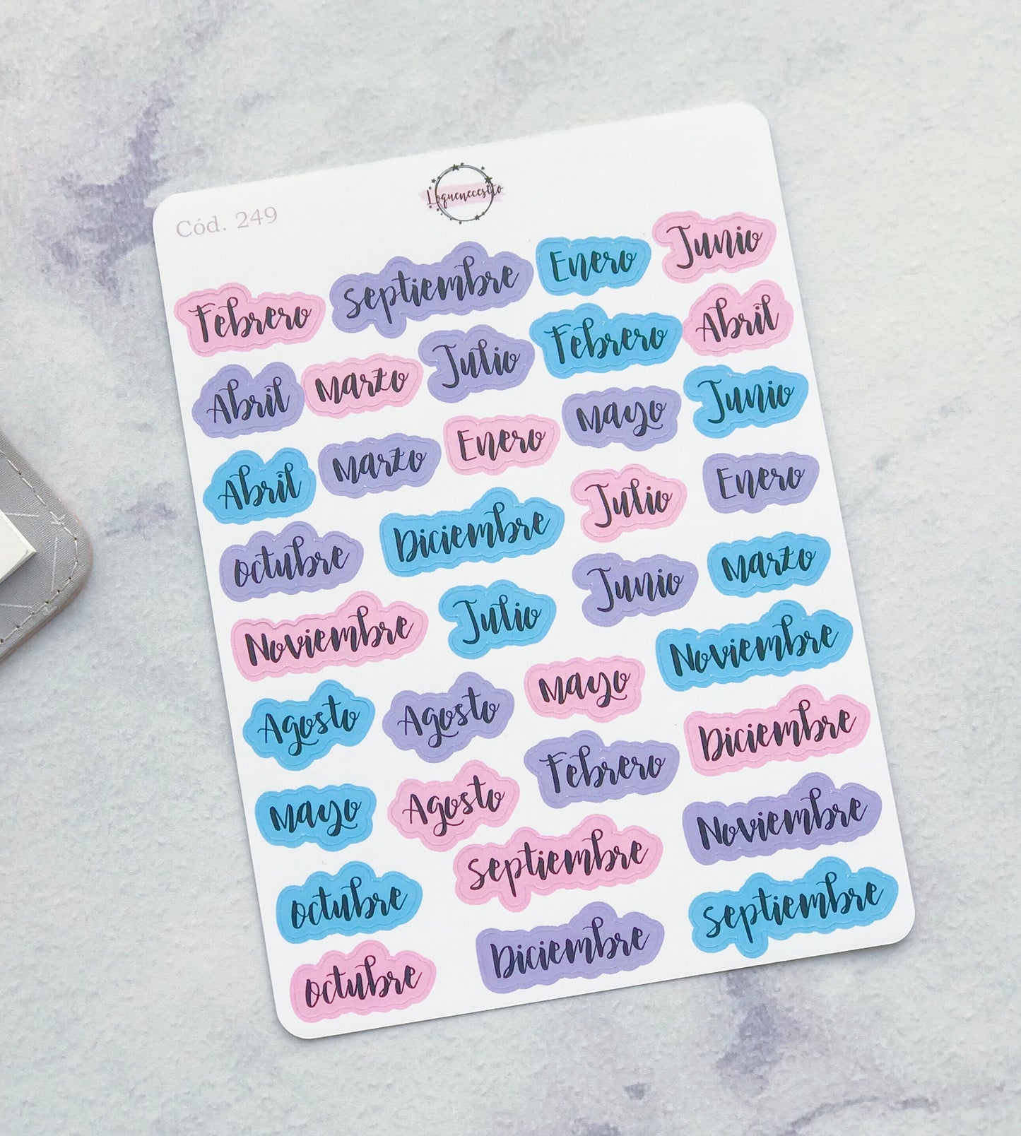Sticker meses