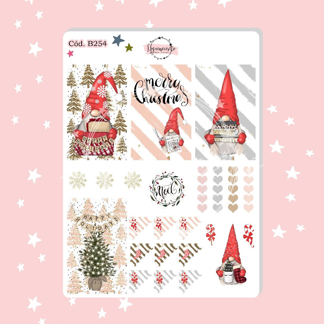 Sticker navidad 254