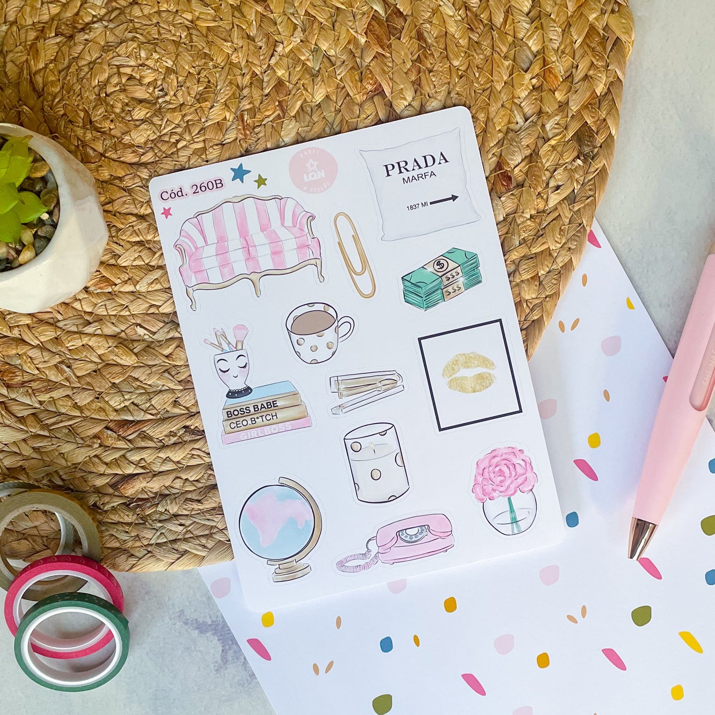 Sticker decorativo