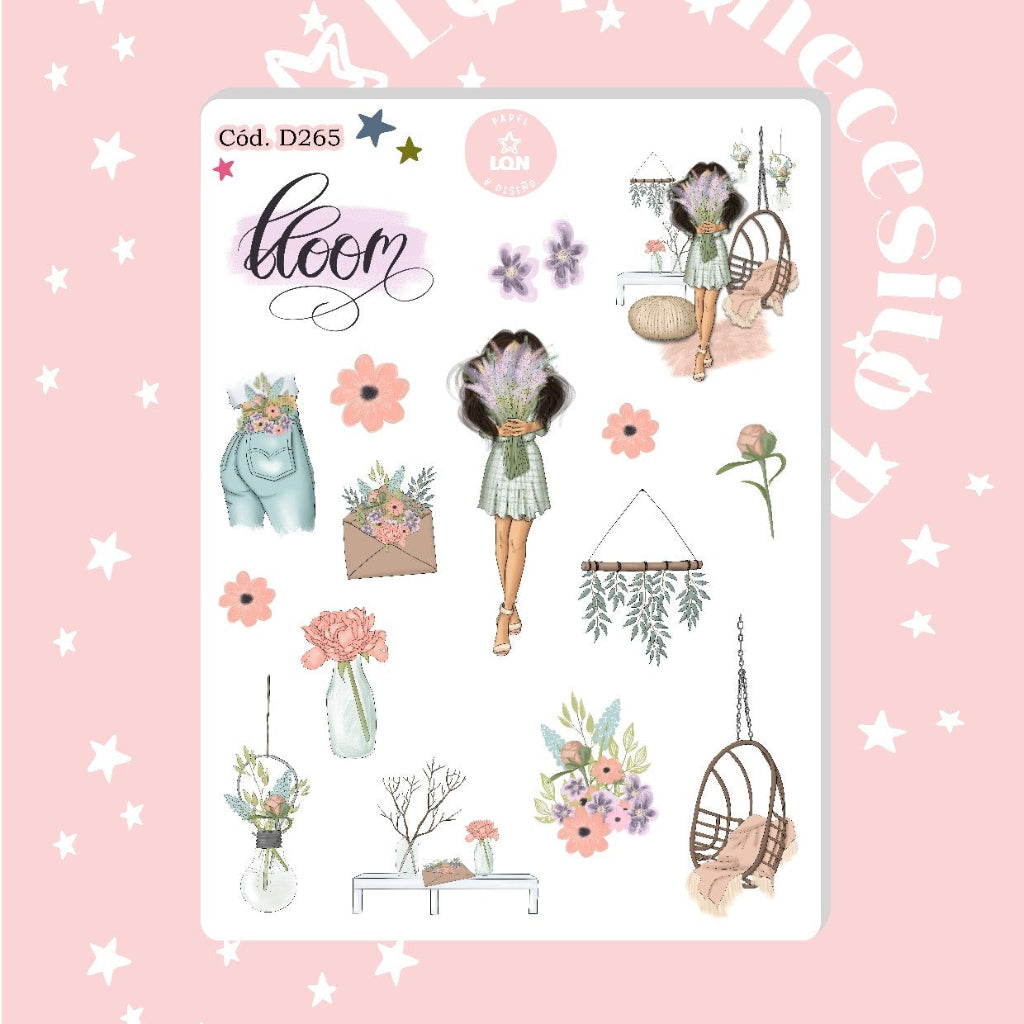 Sticker primavera florecee 265
