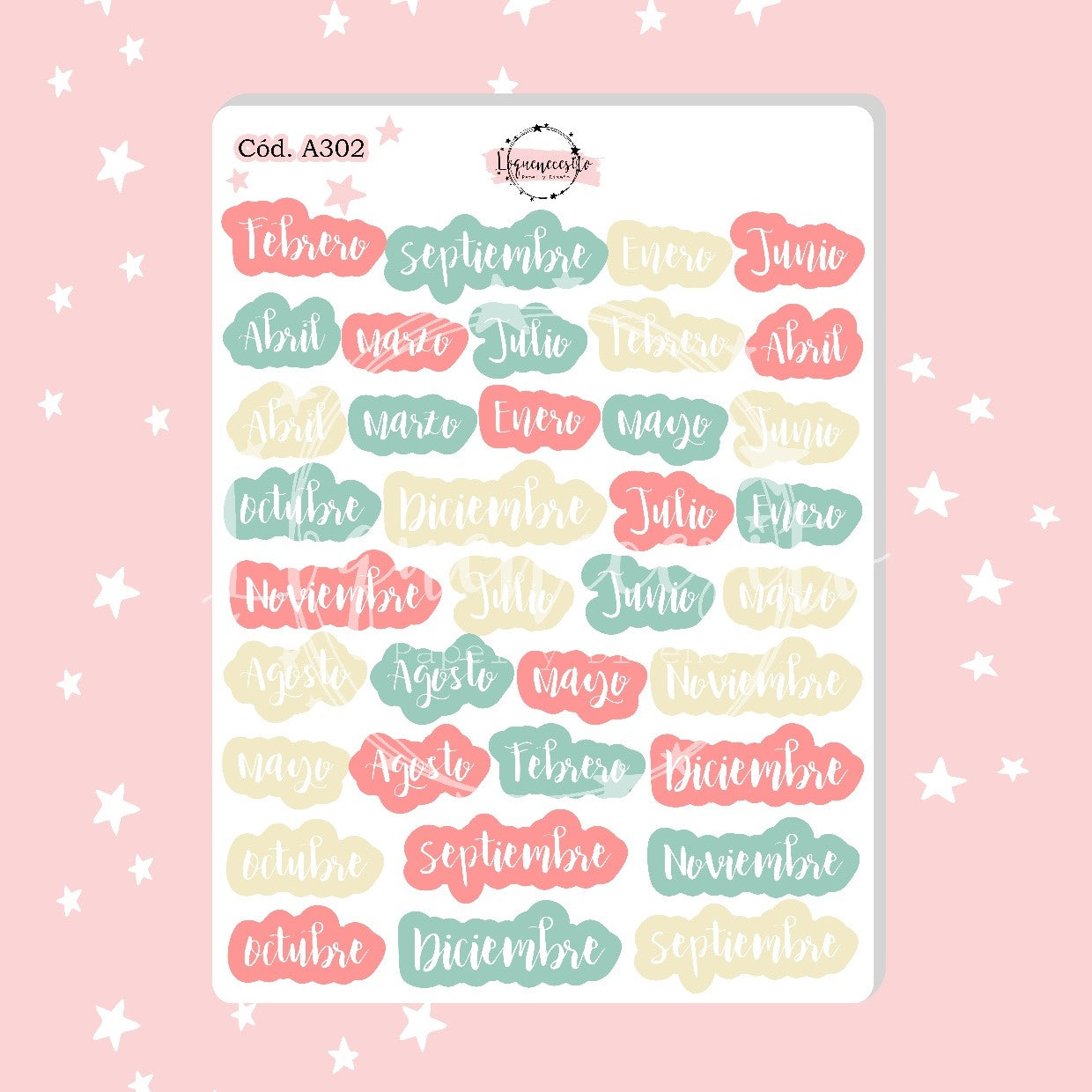 Sticker meses