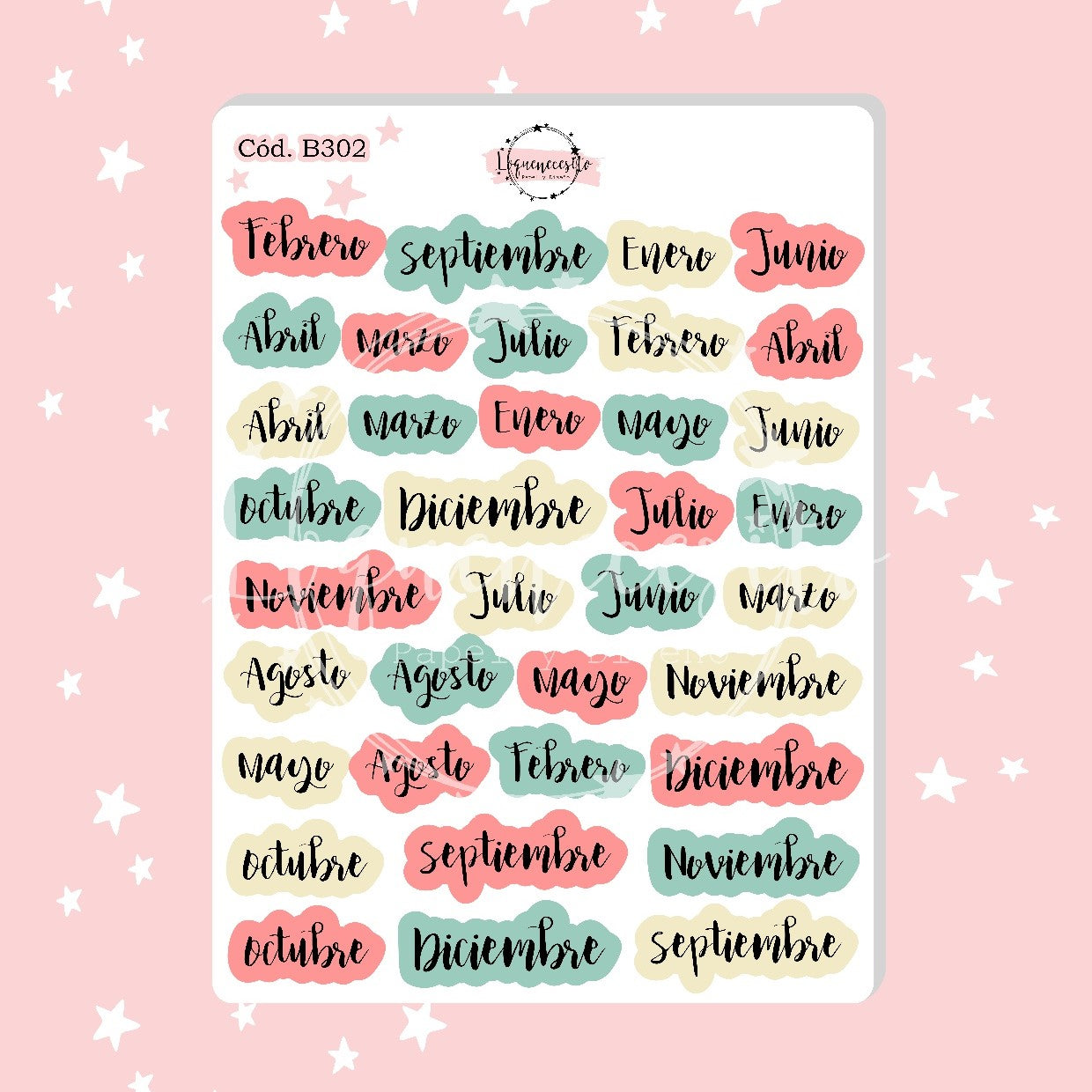 Sticker meses