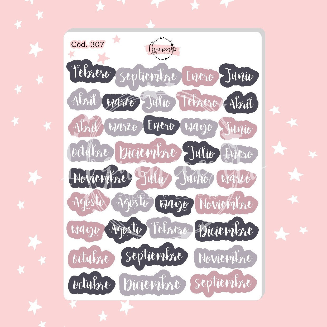 Sticker meses