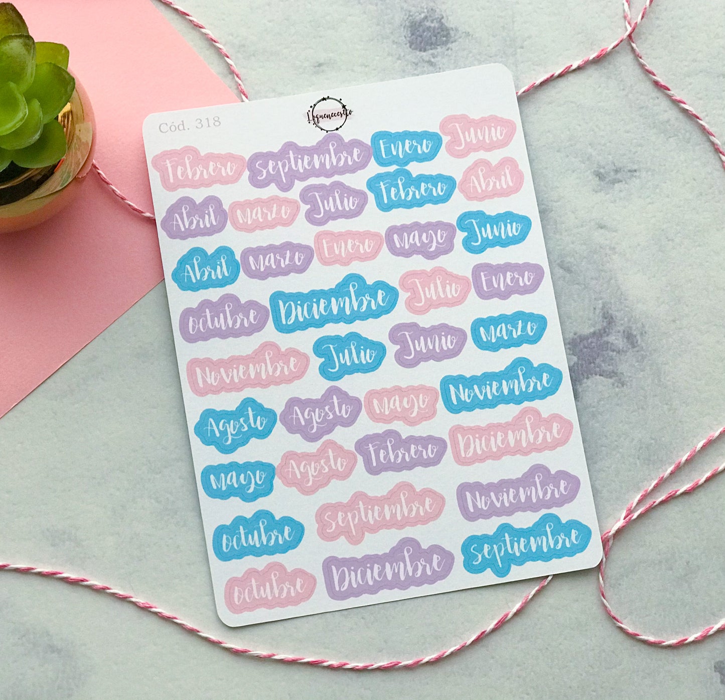 Sticker meses