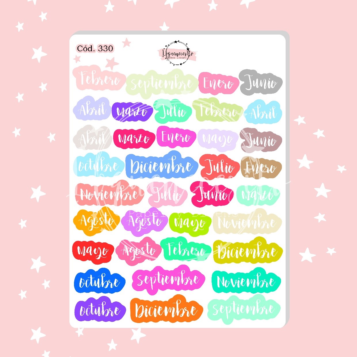 Sticker meses