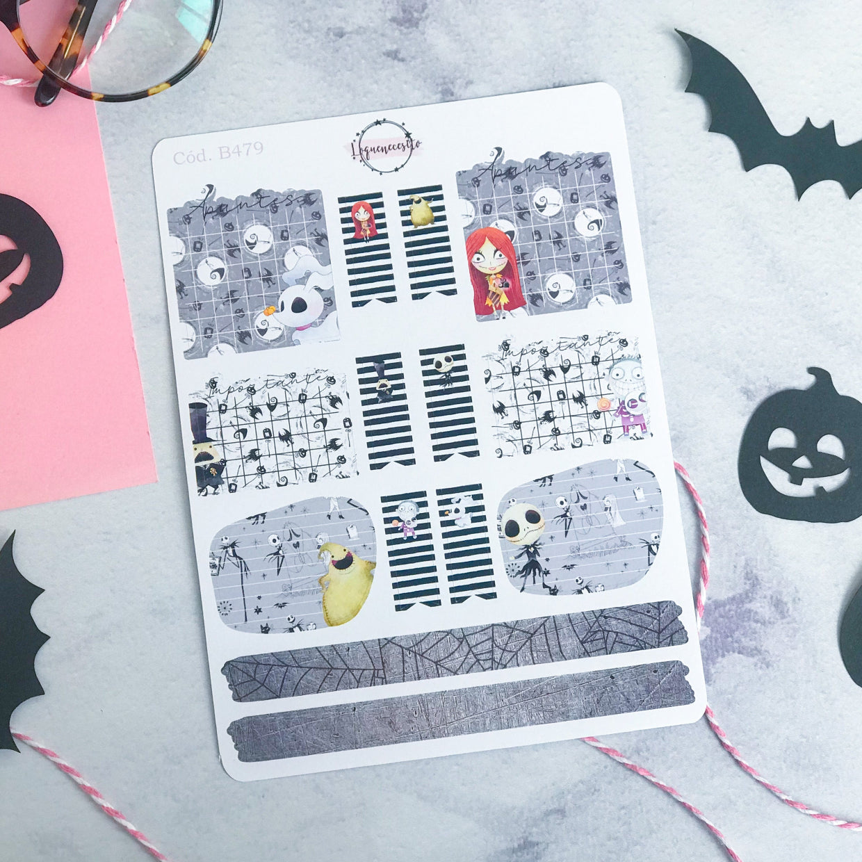 Sticker Jack Skellington Halloween