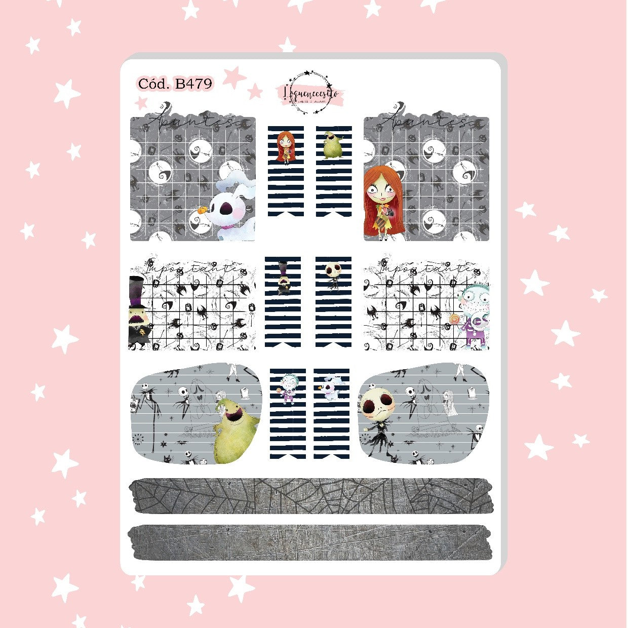 Sticker Jack Skellington Halloween
