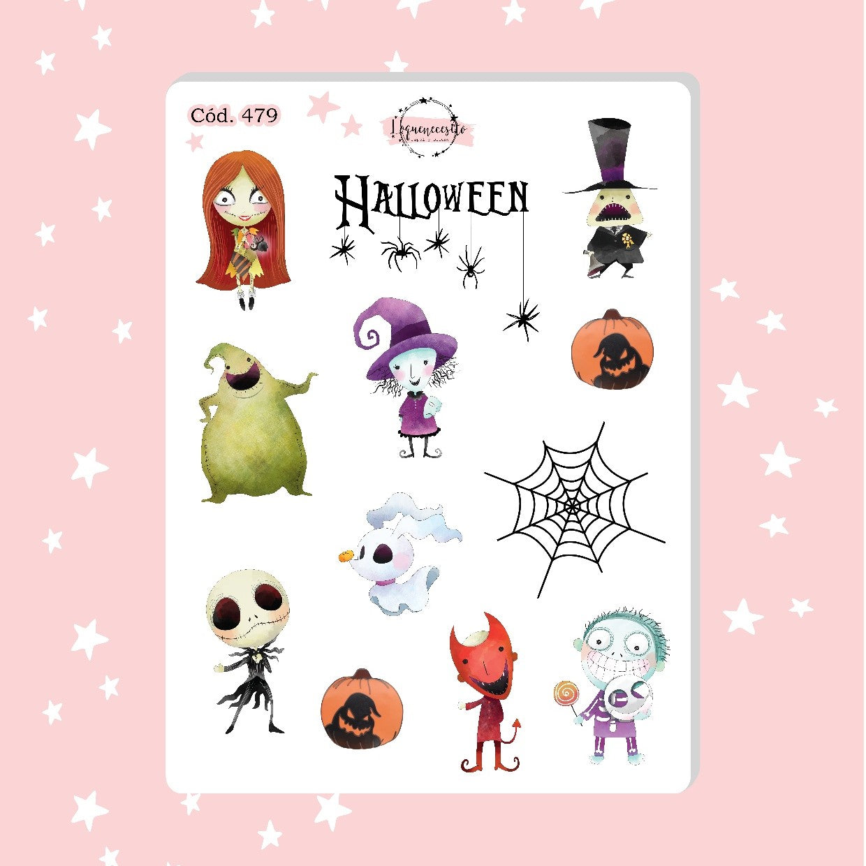 Sticker Jack Skellington Halloween