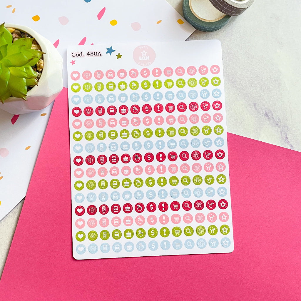 Sticker Iconos colores