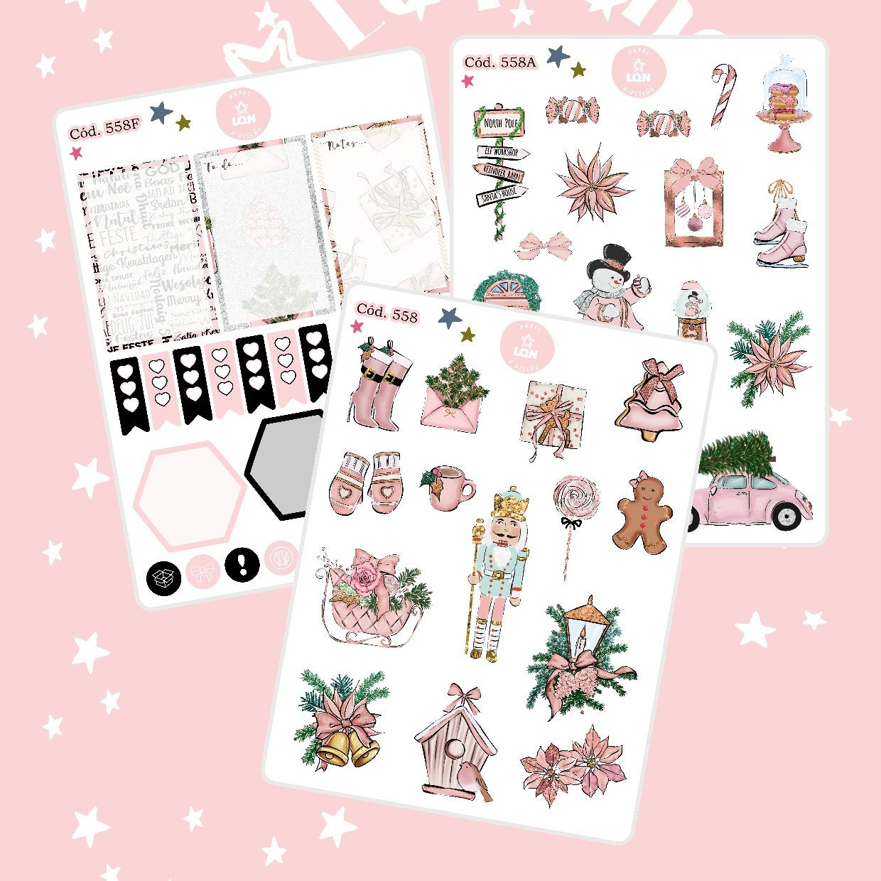 Sticker navidad año nuevo 558