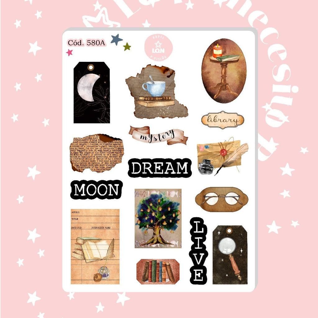 Sticker vintage primavera 580