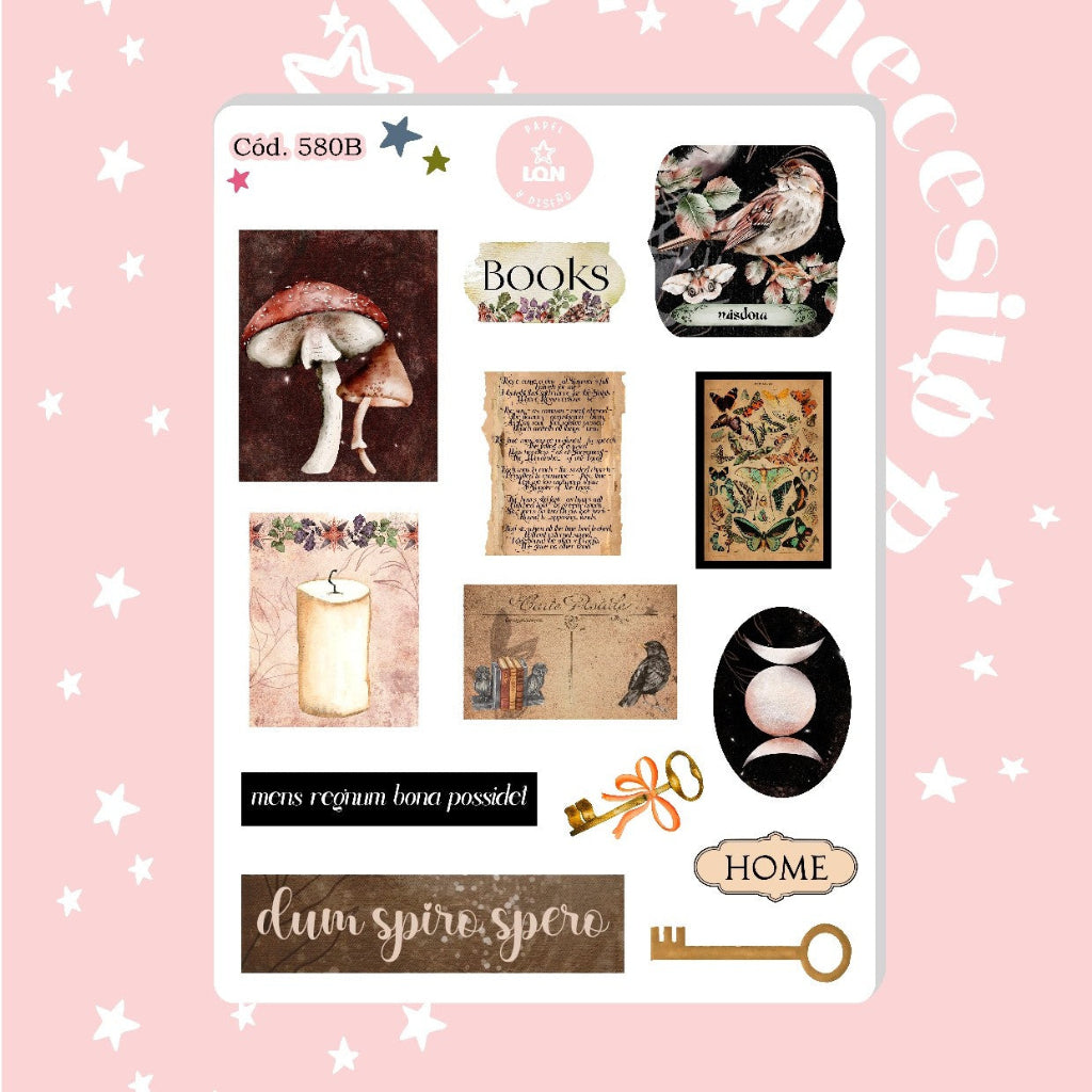 Sticker vintage primavera 580