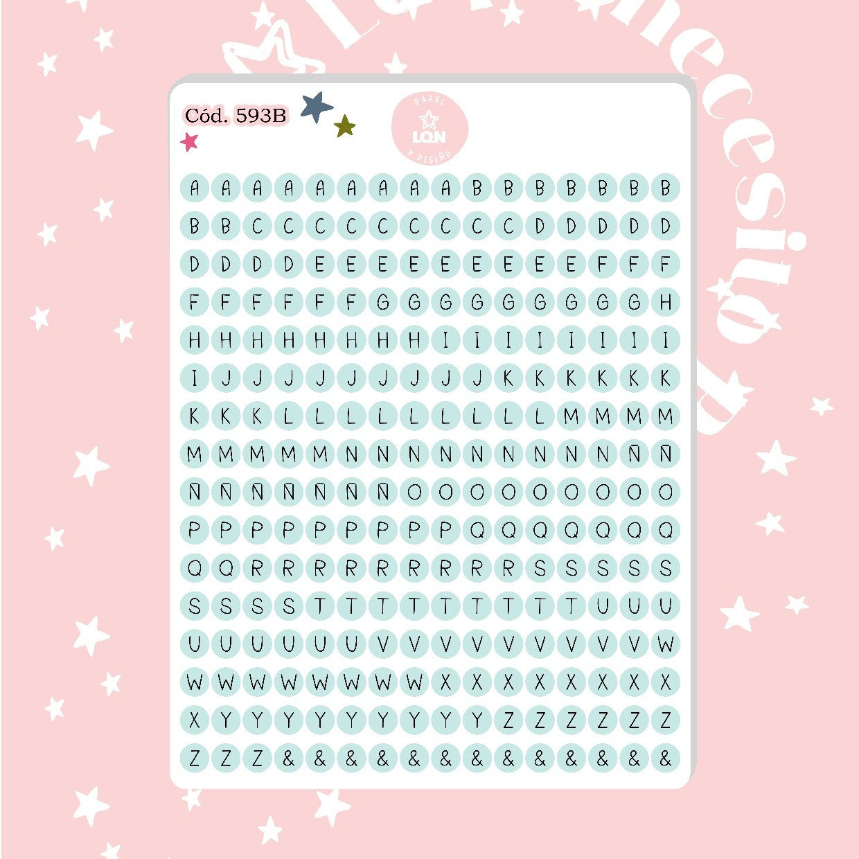 Sticker Letritas 0,6 mm