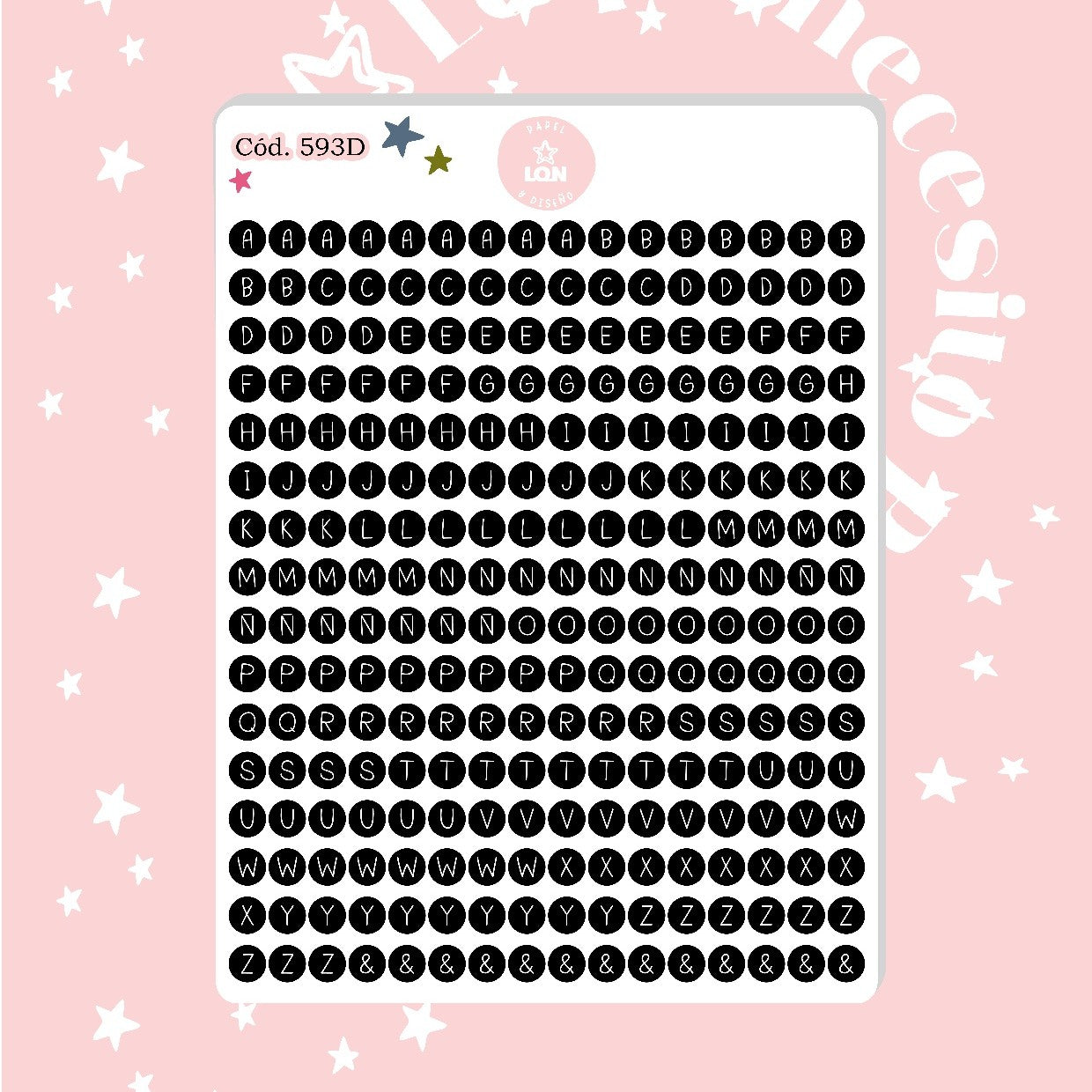 Sticker Letritas 0,6 mm