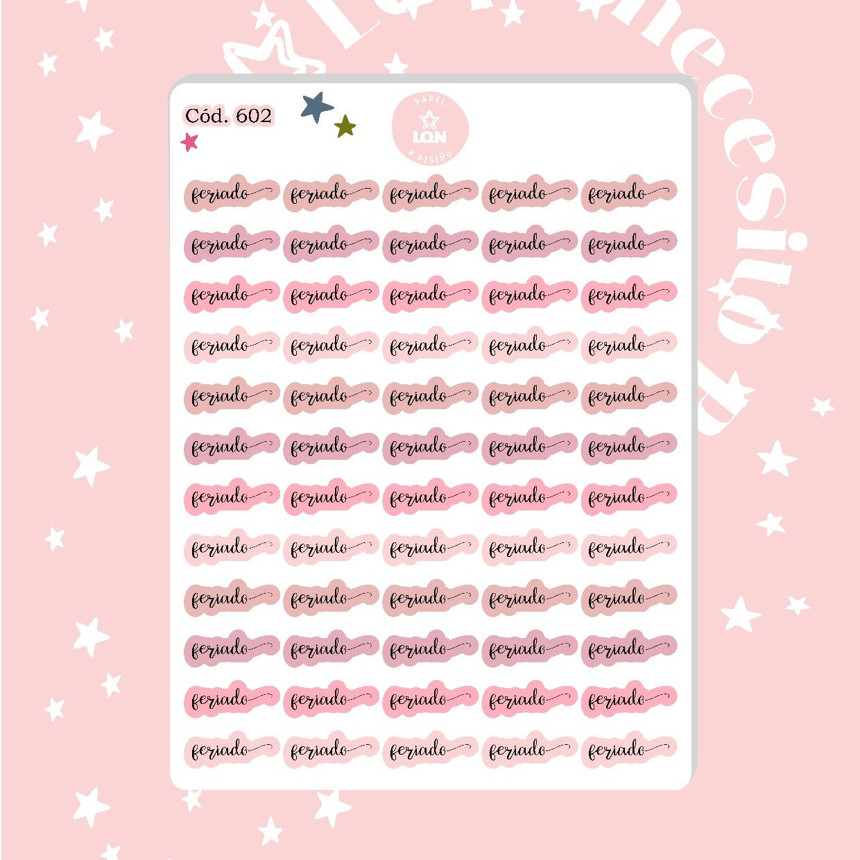 Sticker feriado