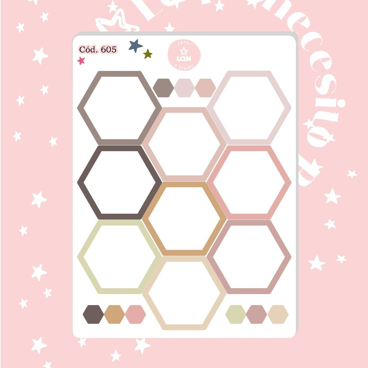 Pack sticker Esenciales para tu planner Ice cream P02