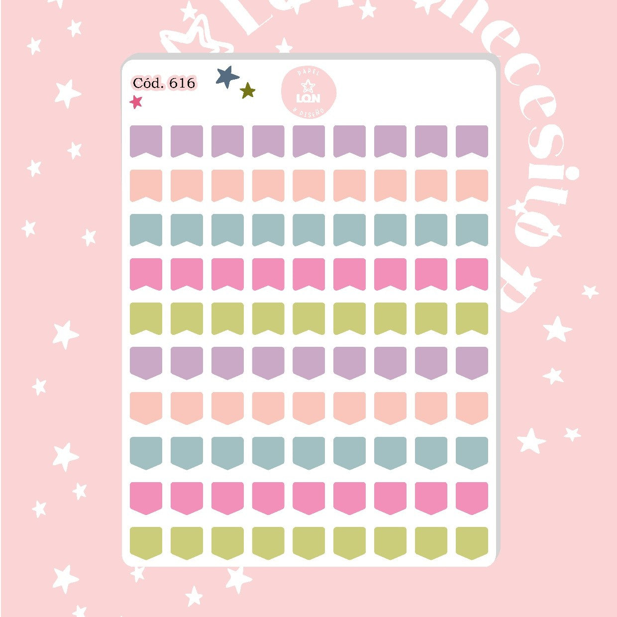 Pack sticker Esenciales para tu planner Bloom P2