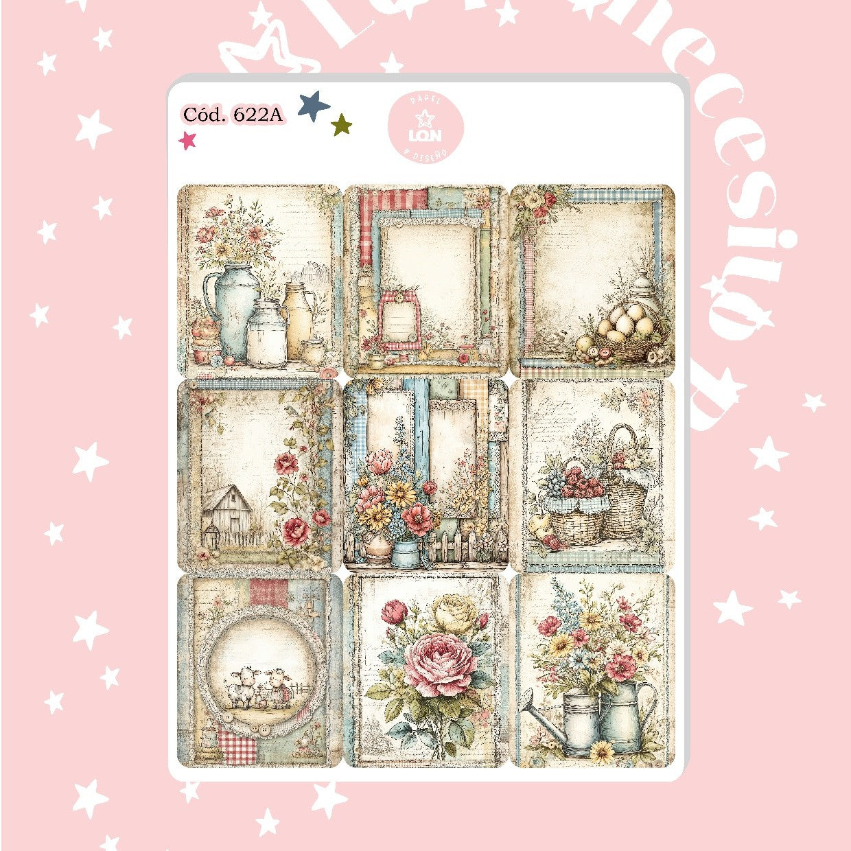 Sticker box granja journal