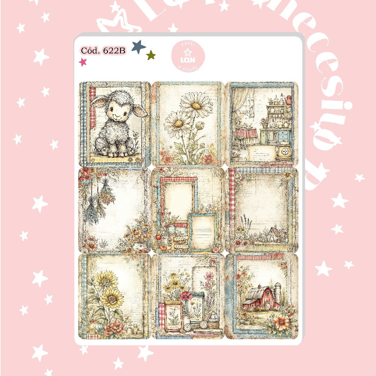 Sticker box granja journal
