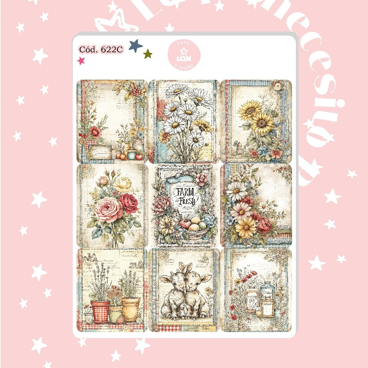 Sticker box granja journal