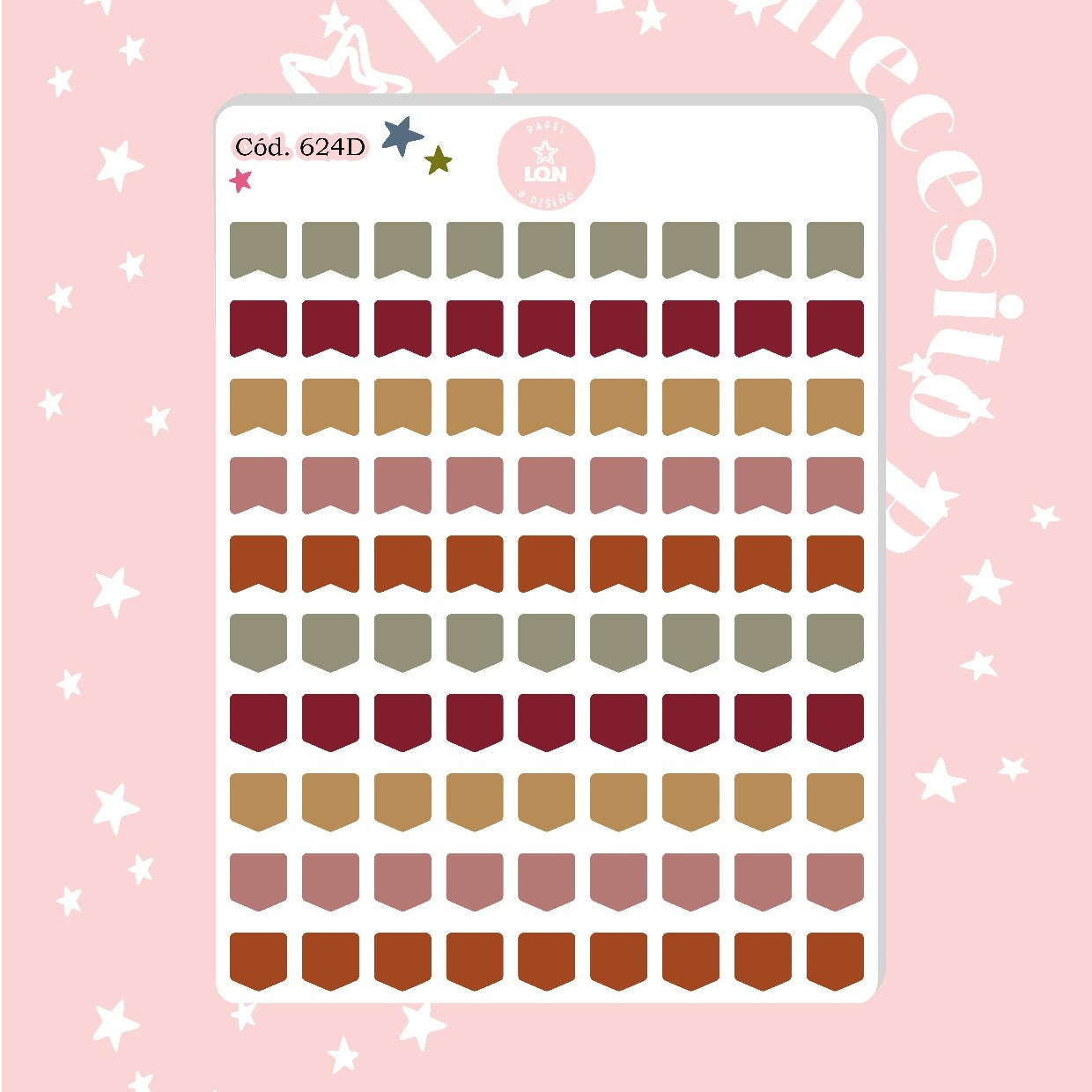 Pack sticker Esenciales para tu planner Fall P02
