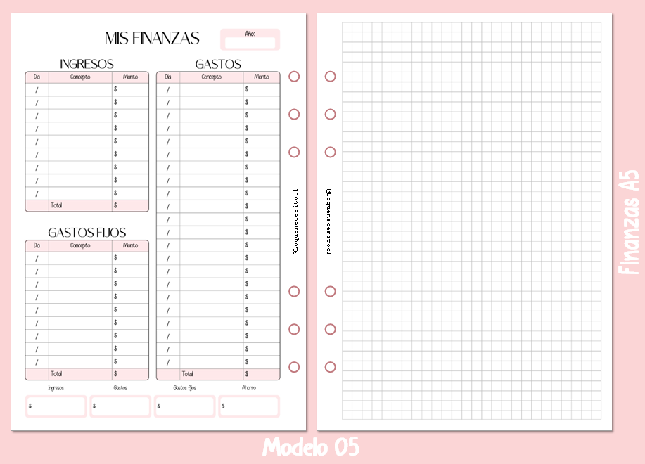 Insert A5 Finanzas