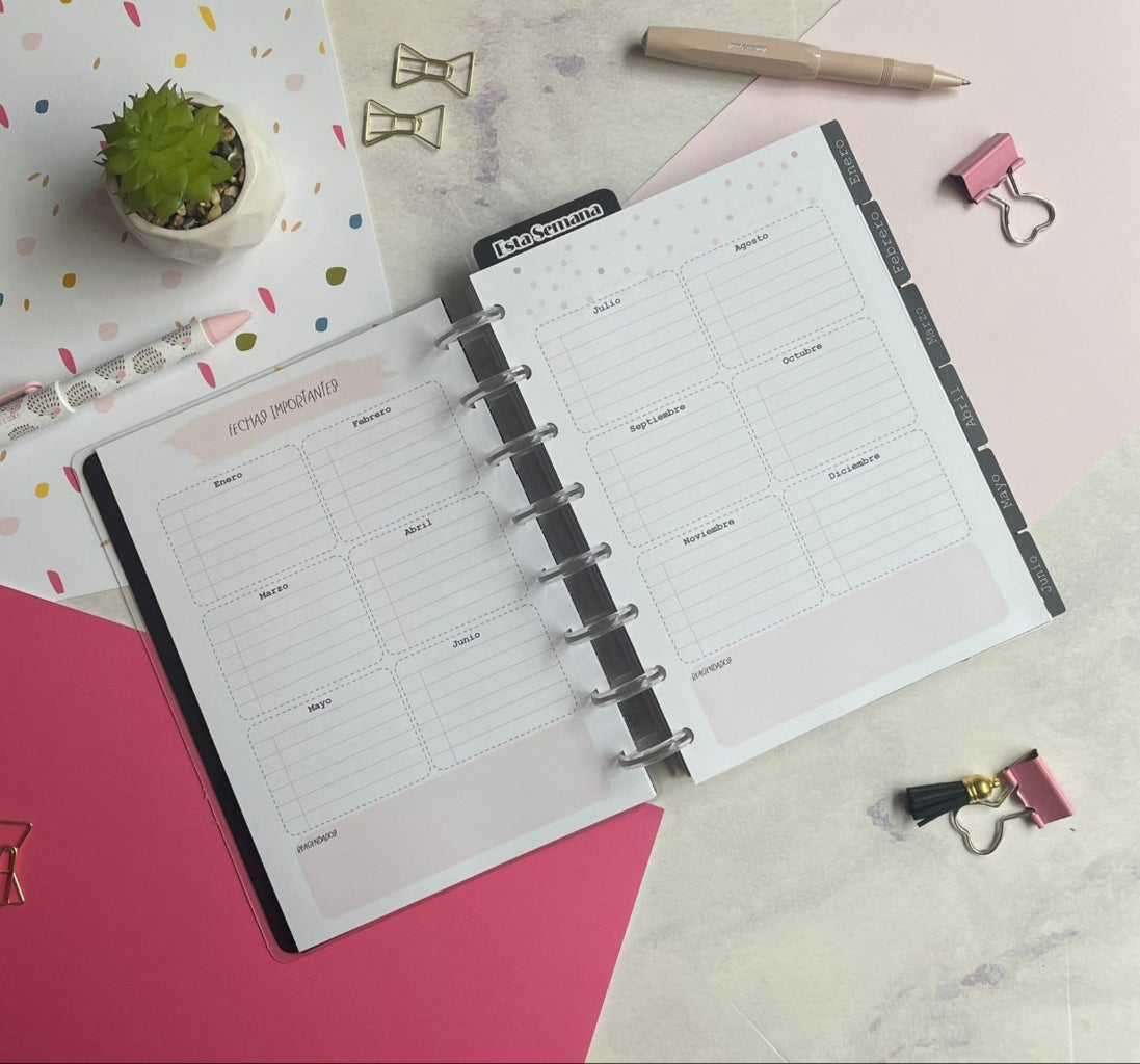 Planner de discos A5