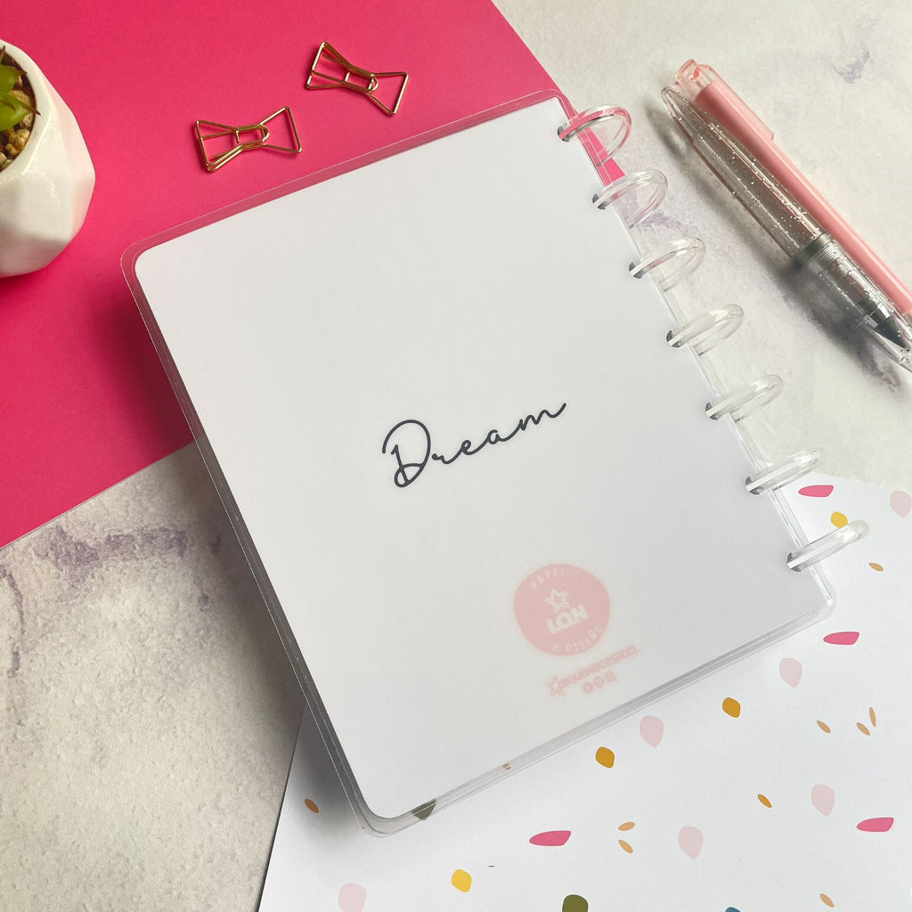 Planner de discos B6 Floral Minimalista