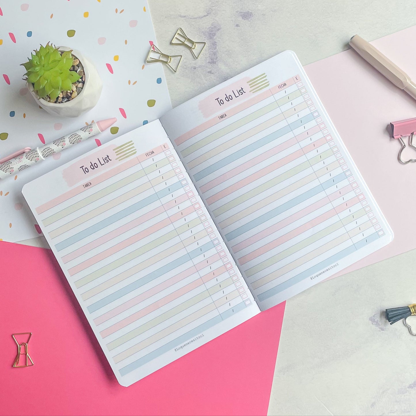 TN A5 To do List/ cosas por hacer