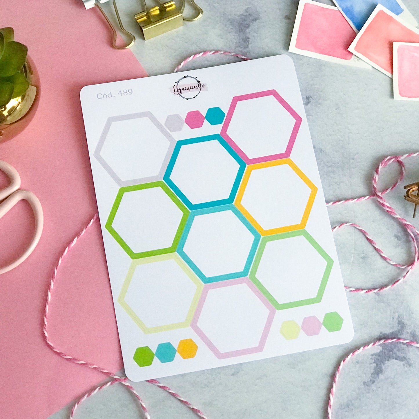 Pack sticker Esenciales para tu planner Summer P01