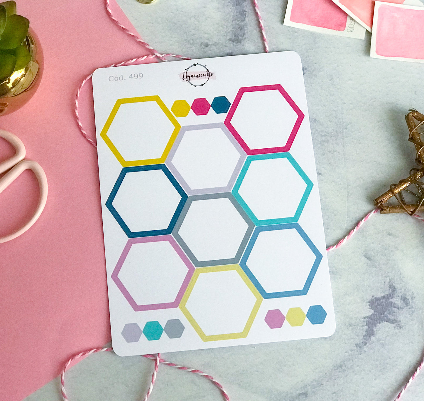 Pack sticker Esenciales para tu planner Sunset P01