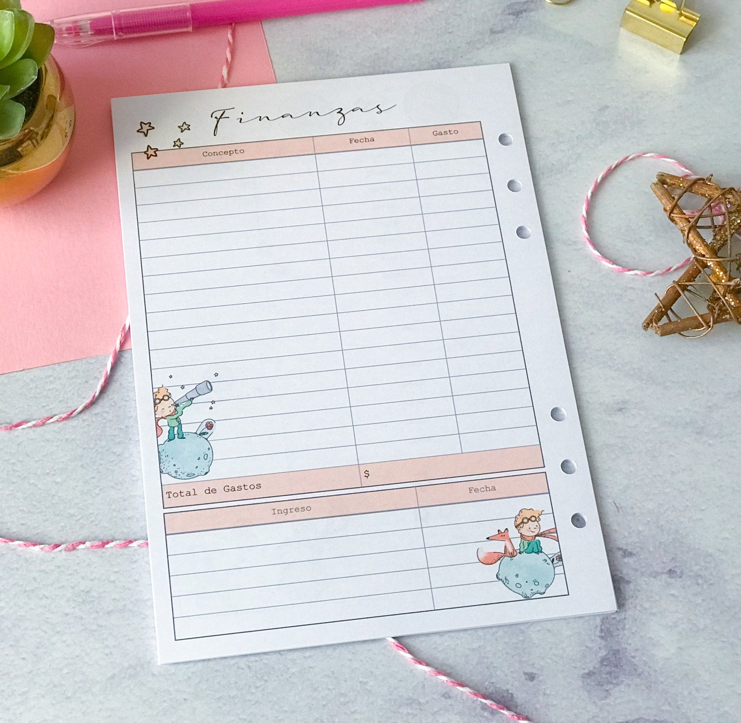 Insert A5 Principito