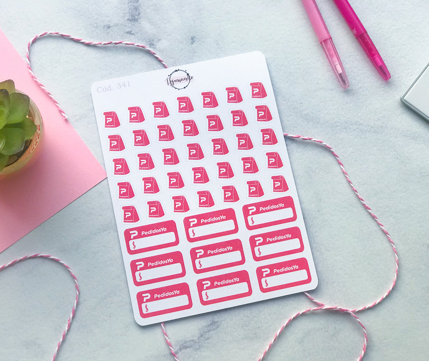 Sticker pedidos ya