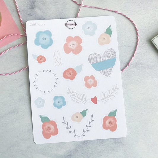 Sticker flores floral