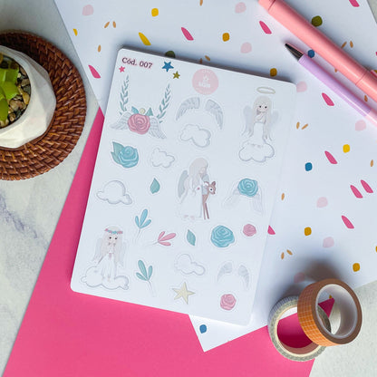 Sticker angelitos 007